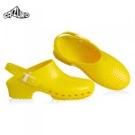 ZUECOS CALZURO CON TIRA AMARILLO