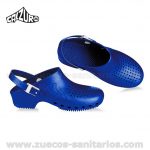 ZUECOS CALZURO CON TIRA AZUL METALIZADO