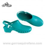 ZUECOS CALZURO CON TIRA VERDE MENTA